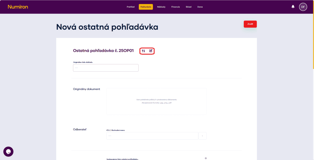 fakturacia ostatne pohladavky rad
