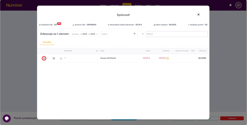 naklady parovanie plusko