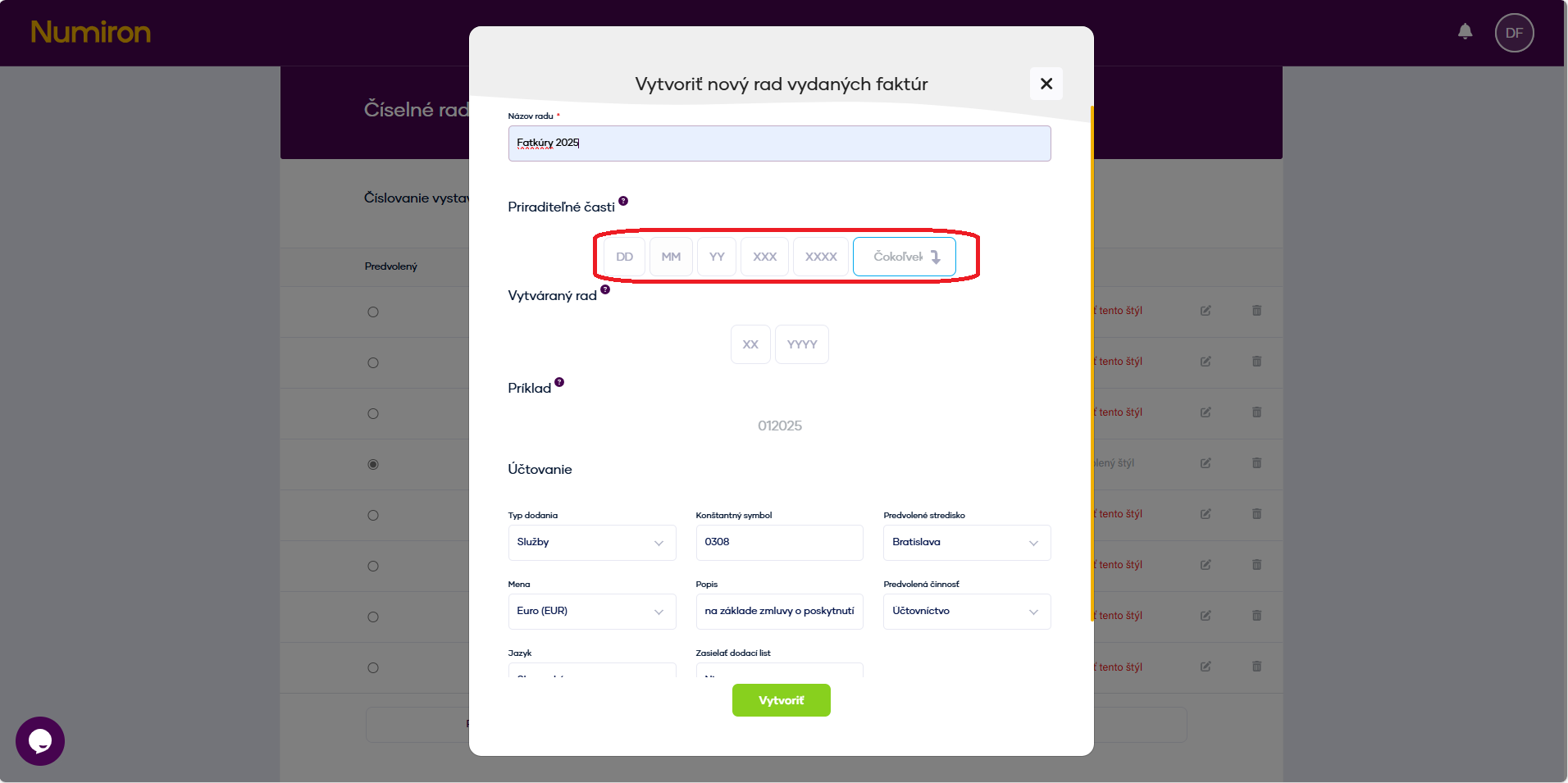 ciselne rady prefixy