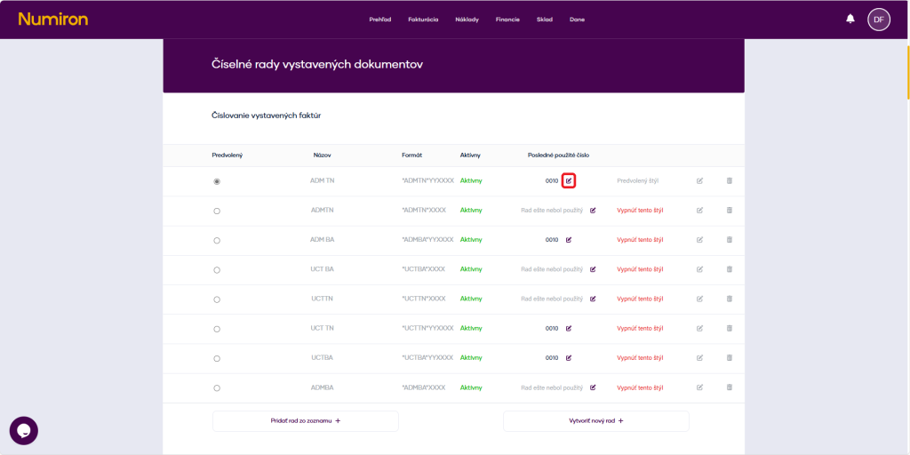 ciselne rady uprava pero